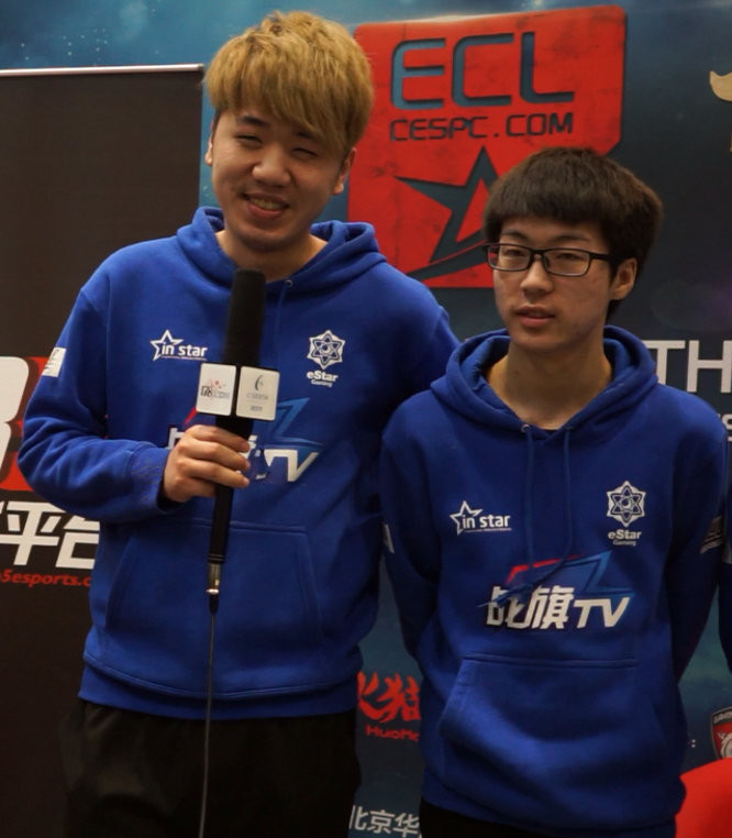 ECL《风暴英雄》项目eStar夺冠赛后采访