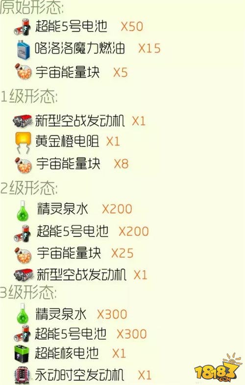 球球大作战4.2.0版圣衣合成公式汇总