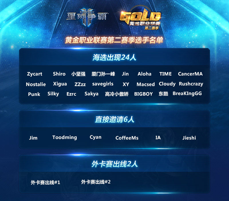 中国好星际暨GPL外卡赛23日-24日火热上演