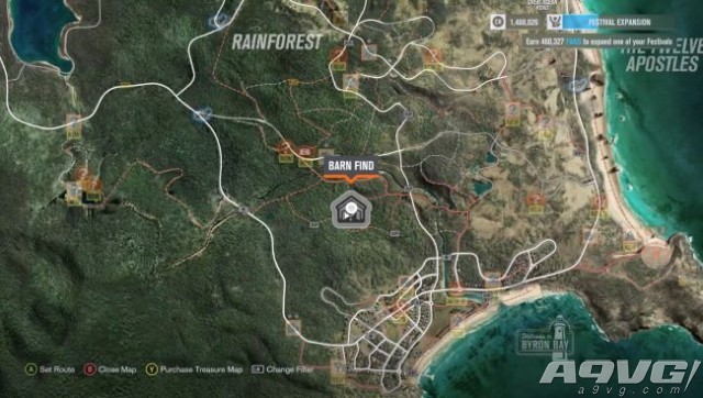 《极限竞速 地平线3》全车房宝物一览 全车库位置