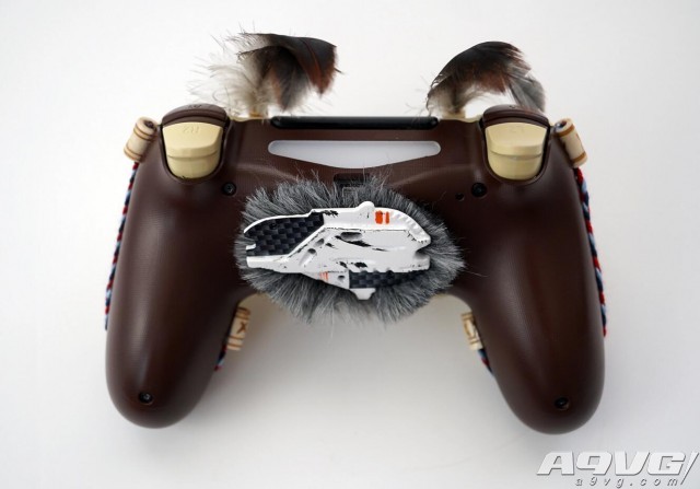网友自制《地平线 黎明时分》PS4手柄