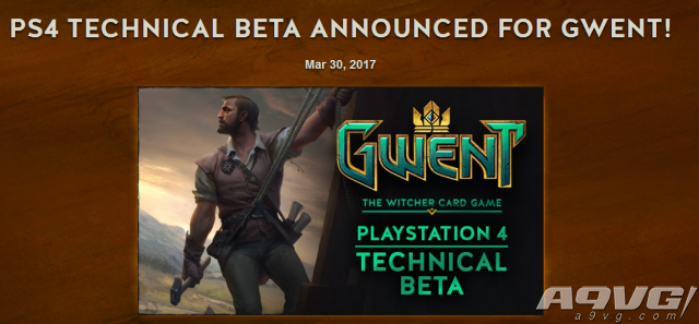 《巫师：昆特牌》4月1日开启PS4版Beta测试
