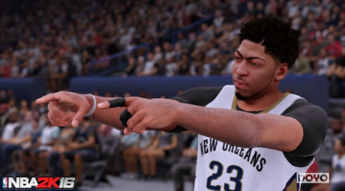 《NBA 2K16》最新截图曝光 封面三球星登场