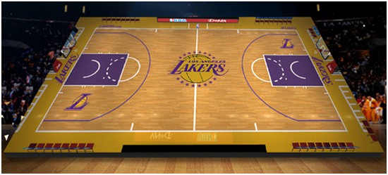 这就是NBA! 《NBA梦之队2》公布3D球场图