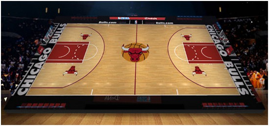 这就是NBA! 《NBA梦之队2》公布3D球场图