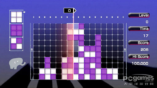 《音乐方块》(Lumines)